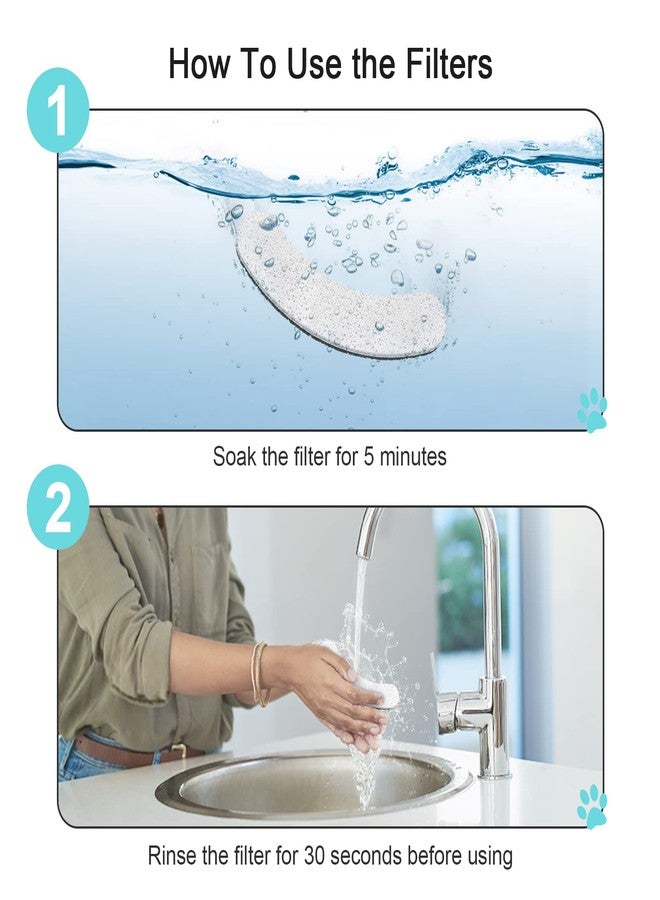 NPET DF10 170oz/1.3Gallon/5L Large Automatic Pet Water Dispenser Water Fountain with Cleaning Kit, Replacement Filter for Cat, Dogs, Multiple Pets - Image 5